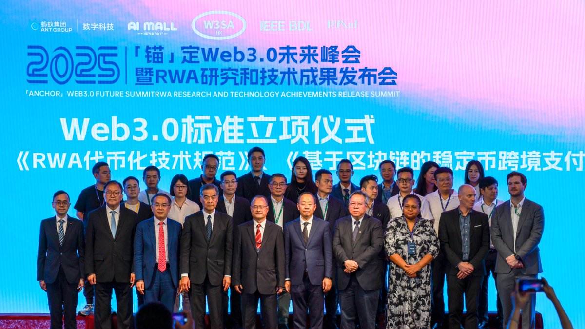 Joyce_ph012's tweet photo. The core operating mechanism of #RWA:

https://t.co/e000Hdn6y0 the asset rights confirmation stage：
non-standardized assets such as liquid assets and equities are confirmed through data rights confirmation to generate ownership certificates, which are then packaged into asset pools. 

2. On-chain Mapping Process：
These assets are tokenized as RWA (Real World Asset) tokens. They are mapped onto the Binance Chain, with each token representing a portion of the ownership of the underlying asset. 

3. Trading and Circulation Stage
The tokens can be traded on compliant digital trading platforms, allowing investors to trade these digital tokens representing the assets of Baijiu 24/7 across time zones. 

4. Distribution of Profits
The distribution is automatically executed through smart contracts to ensure that investors receive their corresponding profits on time. 

In the previous post, it can also be seen that #Binance #ZhaoChangpeng #CZ talked about #RWA in the video. In the future, #RWA will gradually integrate with emerging fields such as #NFT, #Metaverse, and well-known digital IPs to create a unique collection and display experience, expand cross-border value, and attract more participation from young user groups. 

The latest news received is that the branch of Guotai Junan in Thailand is about to be established, which indicates that the compliance of RWA is gradually being implemented in Southeast Asia. The #GJOAEX exchange that opens up the trading of cryptocurrencies and RWA tokens is also about to be launched simultaneously. 

Follow me! I'll bring you the first-hand information about the #RWA industry.

#RWA #GJOAEX #Binance #ZhaoChangpeng #CZ #NFT #Metaverse