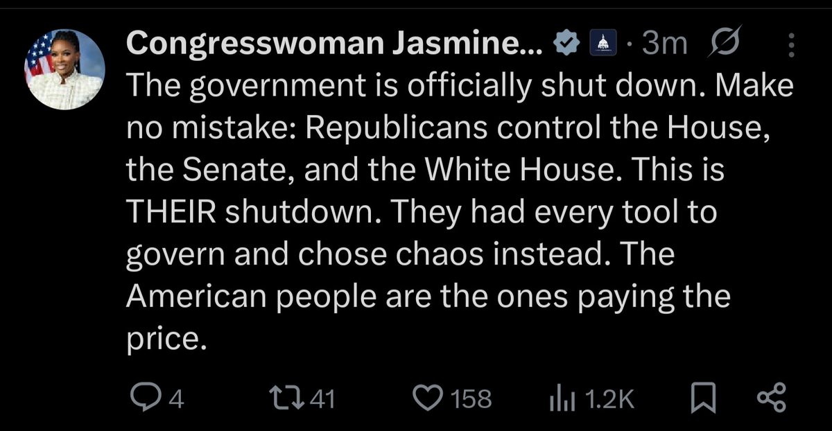 580Sapper's tweet image. Talking points come at you fast. #schumershutdown25