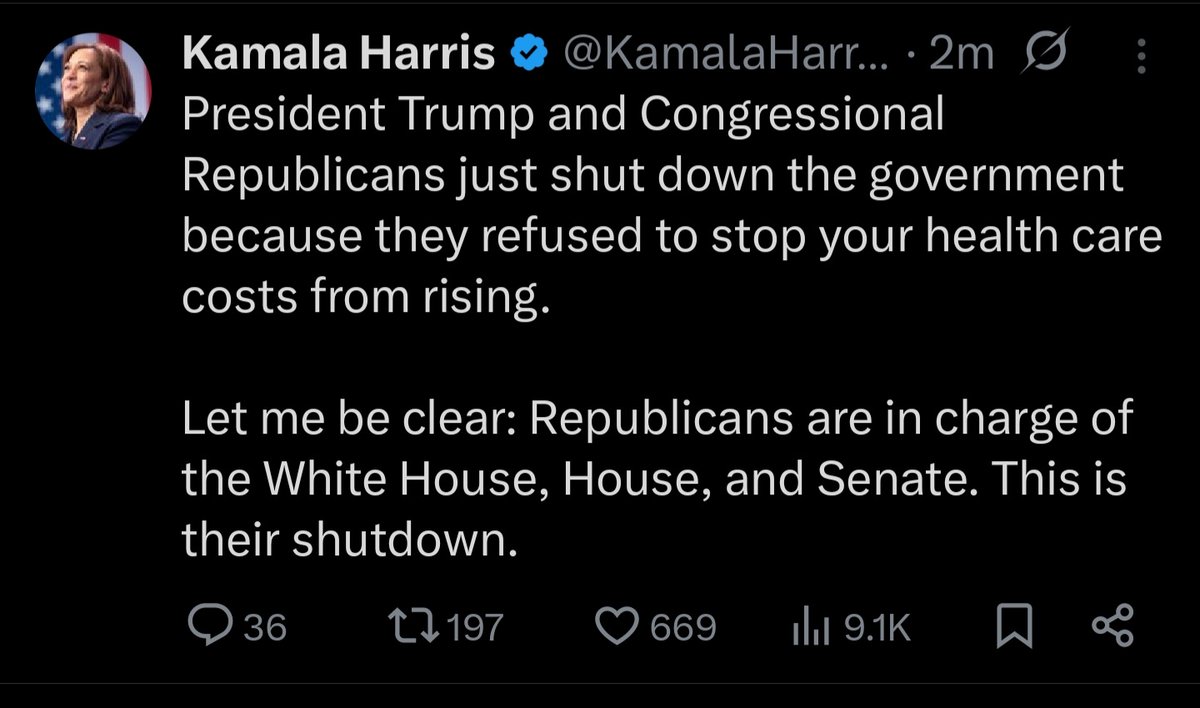 580Sapper's tweet image. Talking points come at you fast. #schumershutdown25