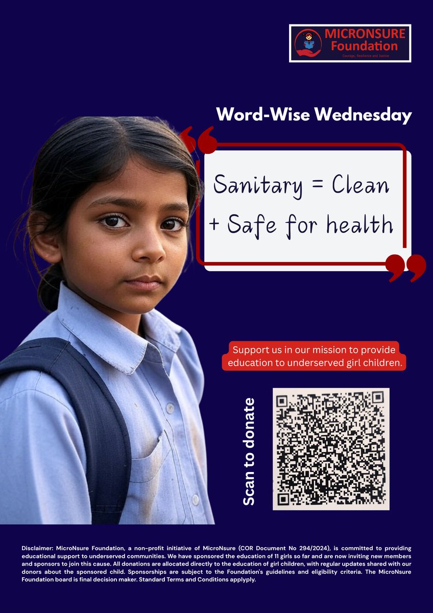 Foundation20774's tweet image. Sanitary = Clean + Safe for Health.

A strong foundation for sustainable hygiene, wellbeing, and trust.

#SanitaryLiving #HealthFirst #FoundationForGrowth