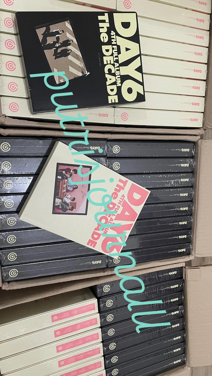 Day6 The Decade album 🖤🤍🩷