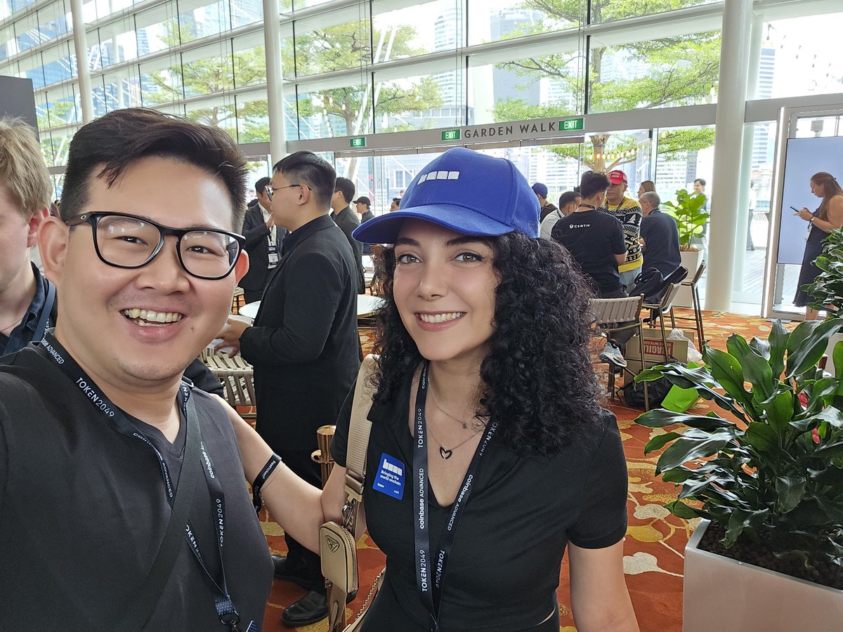 LSKarpous's tweet photo. Glad to meet @base MENA lead @asal_alizade and Indonesia Lead @angelinevivian_ https://t.co/FlSxnH3A8K