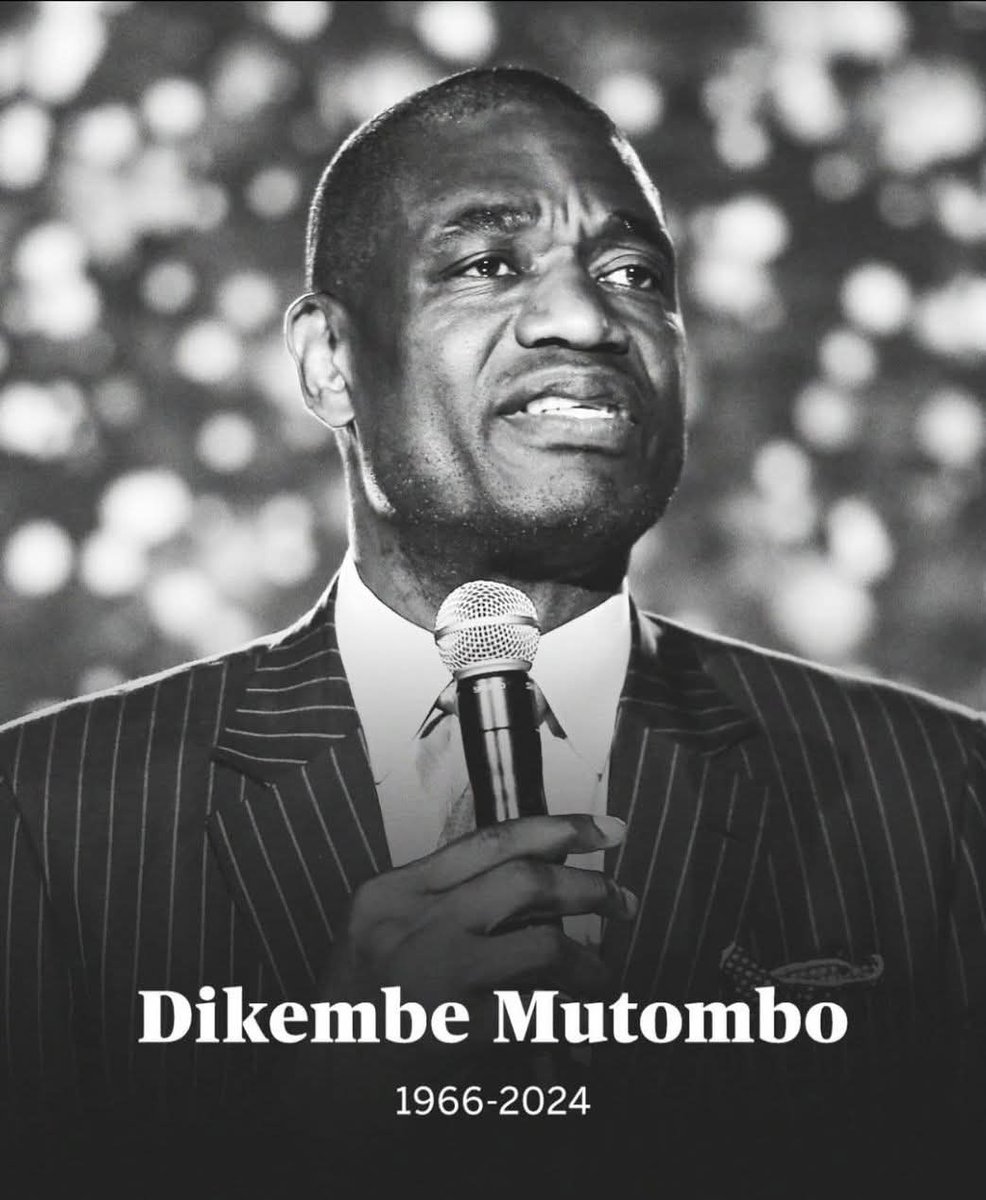 readysetrut's tweet image. It was a year ago today that Dikembe Mutombo, NBA Hall of Famer and humanitarian, passed away from brain cancer.

#mutombo | #nbalegend | ☝🏾