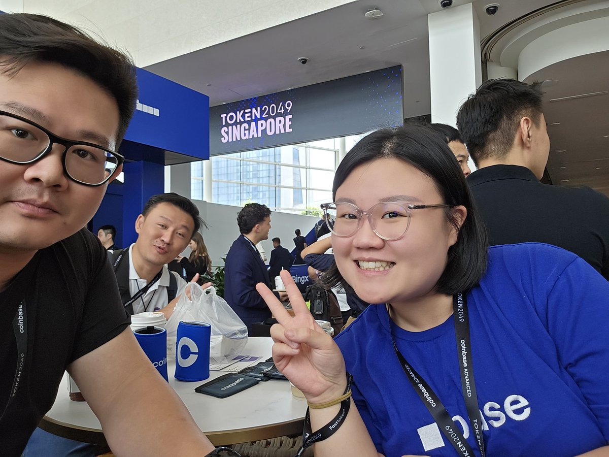 LSKarpous's tweet photo. Glad to meet @base MENA lead @asal_alizade and Indonesia Lead @angelinevivian_ https://t.co/FlSxnH3A8K