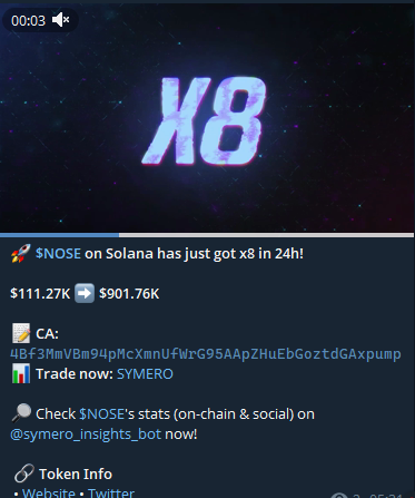 Z3usFromHigh's tweet photo. $Nose Insane X8 from trending @SYMERO_AI 
Smash 1Mcap
4Bf3MmVBm94pMcXmnUfWrG95AApZHuEbGoztdGAxpump

https://t.co/arww8Xm37a https://t.co/xgugEZTlbJ