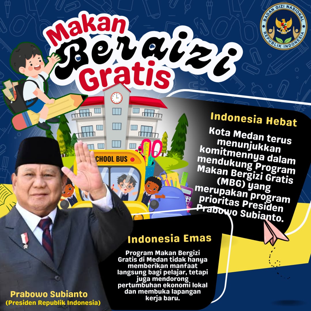 Bersama Program Makan Bergizi Gratis, masa depan anak-anak jadi terjamin dan semakin tumbuh cerdas dan berinovasi.
#FaktaIndonesia
#MakanBergiziGratis
#DukungMakanBergiziGratis
#DukungProgramMakanBergiziGratis