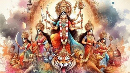 👉
On this auspicious day of Navami, may all your wishes be fulfilled and may you attain all forms of perfection.
May the ferocious yet loving power of Maa Durga bless you with strength to overcome all obstacles. Happy Navami.
#MahaNavami
#महानवमी