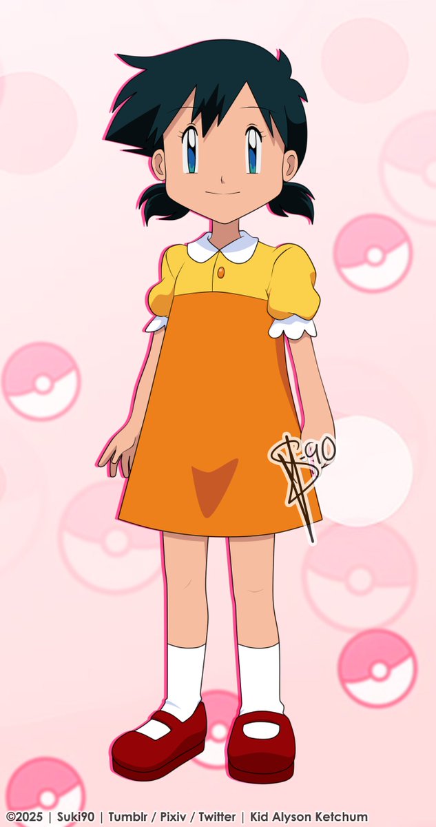 I finally got time to color these two drawings. I'm working on my fankids redisigns but Aly is one of the few that I'm not going to change since she was the first one.
Remember, she's my Pokéshipping fankid. #pokeshipping #サトカス #garyoak #OC #alysonketchum #myart #handrawing