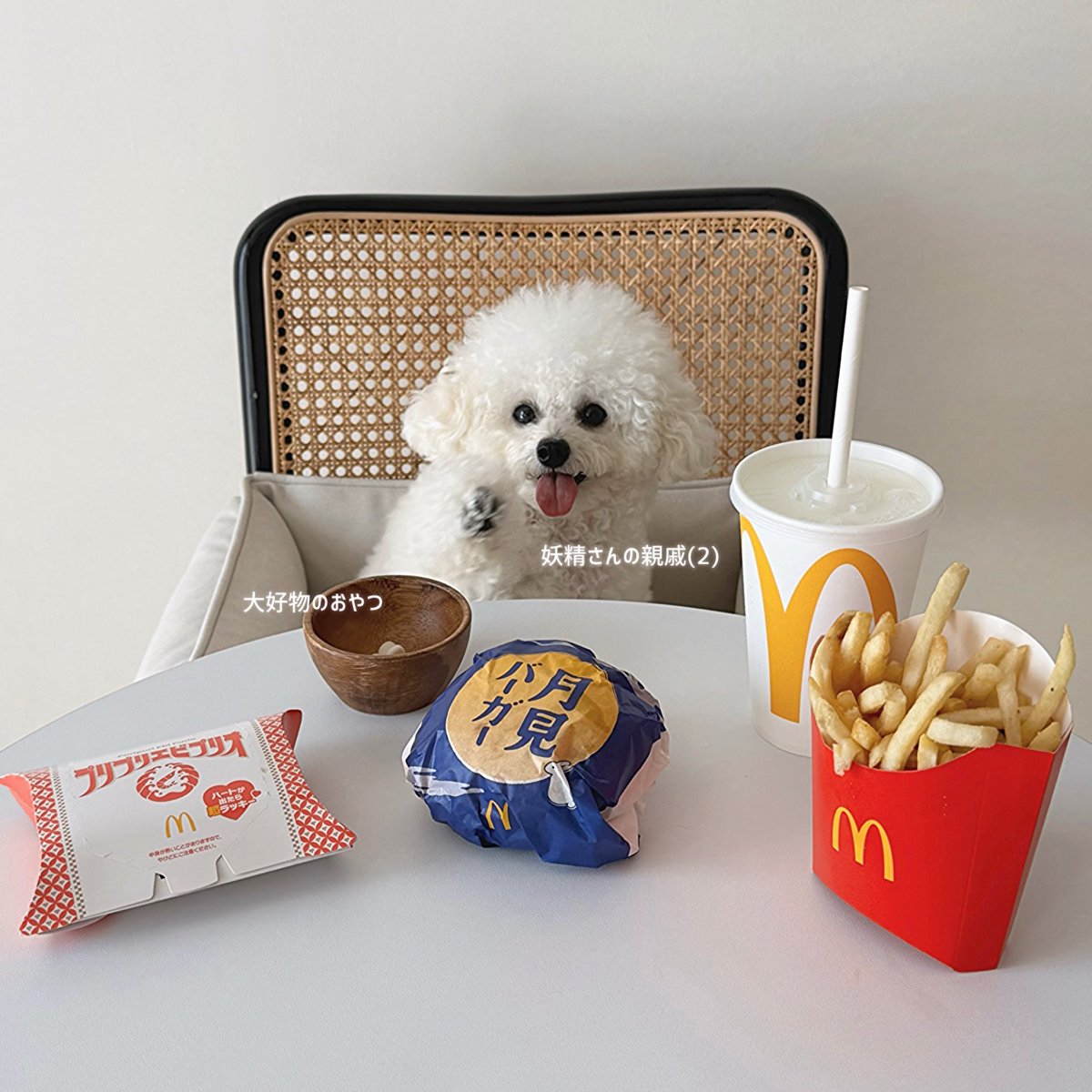 _shishimaru_'s tweet photo. ㅤ
妖精さん見てたら食べたくなって、一緒にドライブスルーに行ってきたよ 🍔
ㅤ https://t.co/TfFxYrAECp