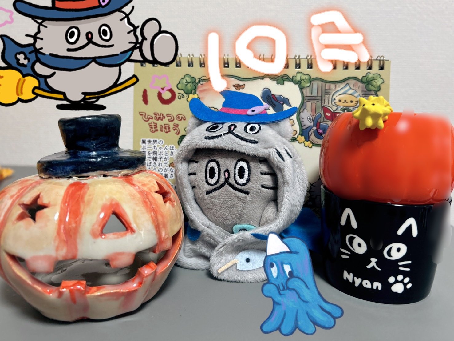 ねこのぶーちゃん　ぷっくりパーカー 高橋きの 🐟ねこのぶーちゃん♨️ぶ〜の湯ありがとうご
