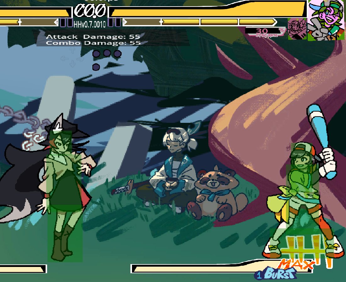 working on a stage background-gozaru #いろはにも絵を