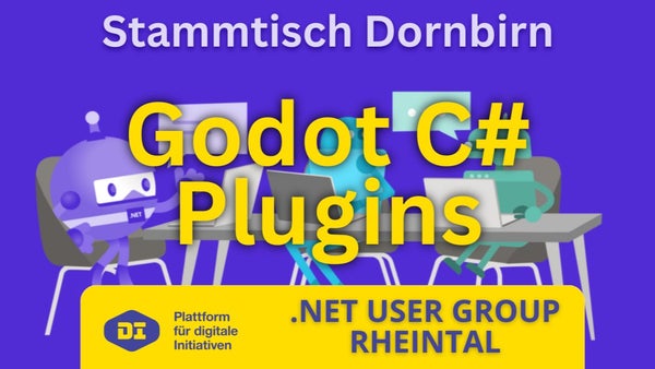 marcmenghin's tweet image. Diesen Donnerstag ist wieder .NET User Group Meetup im Mutterschiff am Fischbach in Dornbirn! Thema ist Godot Plugins mit C#. Anmeldung wie immer auf Meetup!
#vlbg #godot #dotnetdev #gamedev
meetup.com/dotnet-user-gr…