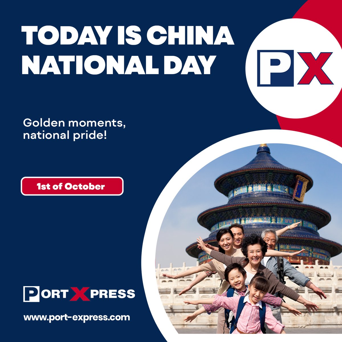 portexpress's tweet image. Today Is China National Day - Golden moments, national pride!
port-express.com
#containertransport #freight #logistics #transport #Chinanationalday