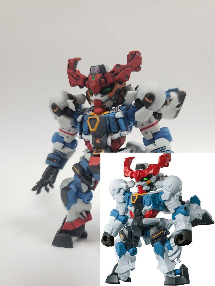 モビルスーツアンサンブル #GQuuuuuuX #ジークアクス ちょくちょく塗装