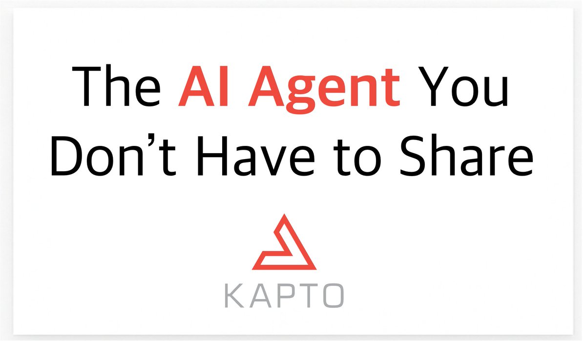 In every market shift, there’s a brief moment to lead. This is it. KAPTO is the AI agent that replaces human operators and delivers measurable results fast. With #AI and #IntelligentAutomation, act now or be left behind. 
 
Start running. Or be outrun. 
⚡ No pilots. Just wins.