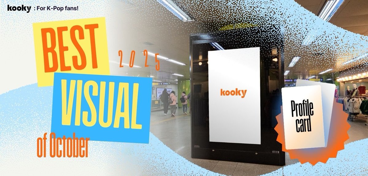 kooky__official's tweet photo. β¨ Monthly Position Ranking | #BestVisual_Oct
πhttps://t.co/RXjdu3QsIK
π
~ Oct 15, 11AM (KST) (2 weeks)
π TOP 1-3 + β¨Loovy Leader: Advance to Main Voting
-> Win a Kooky Profile & Hapjeong Subway ads
β¬οΈβ¬οΈ Check the ranking page for more details!
#KookyRanking #KookyBanner #KookyProfile