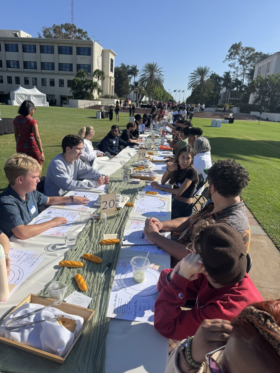 Thanks to Dr. Kawanna Leggett’s <a href="/SVP_DrK/">Dr. Kawanna Leggett</a> leadership, <a href="/LoyolaMarymount/">Loyola Marymount University</a> hosted its first Longest Table, uniting students, staff &amp; faculty for meaningful dialogue. Honored to be a table captain with students from Haiti, Brazil, Mexico &amp; Korea.