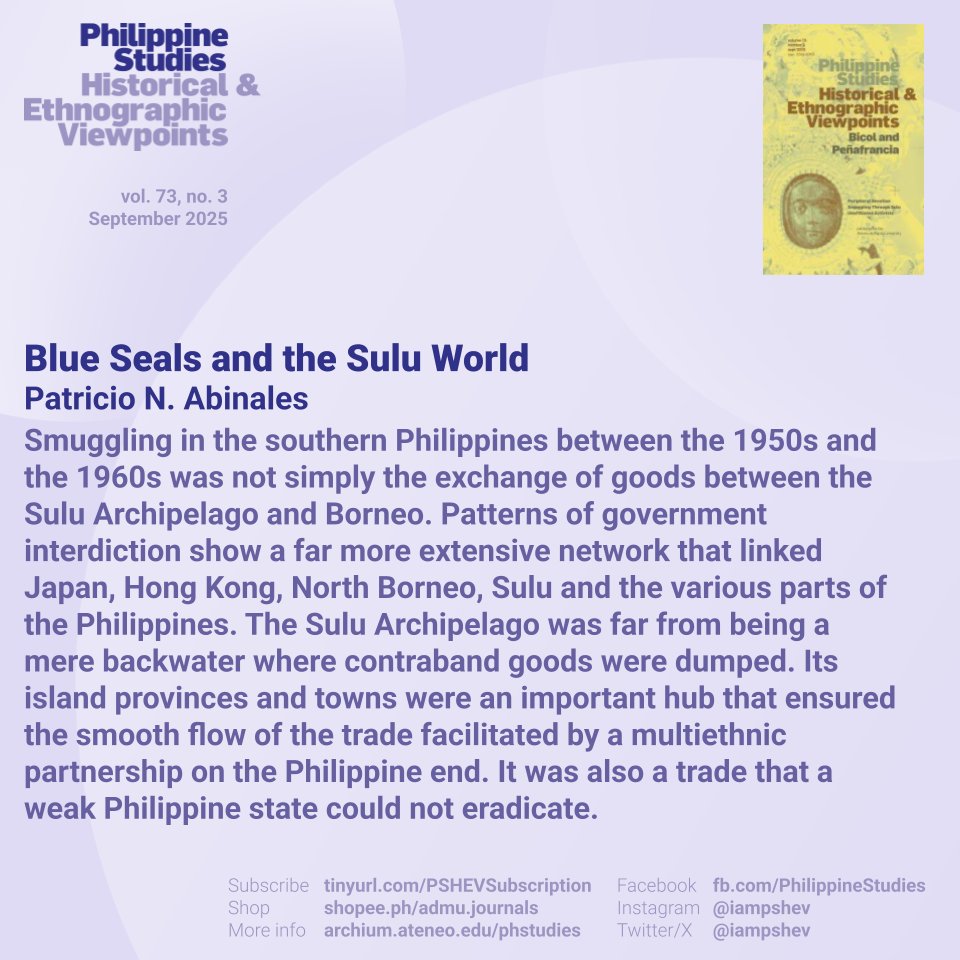 Philippine Studies tweet media