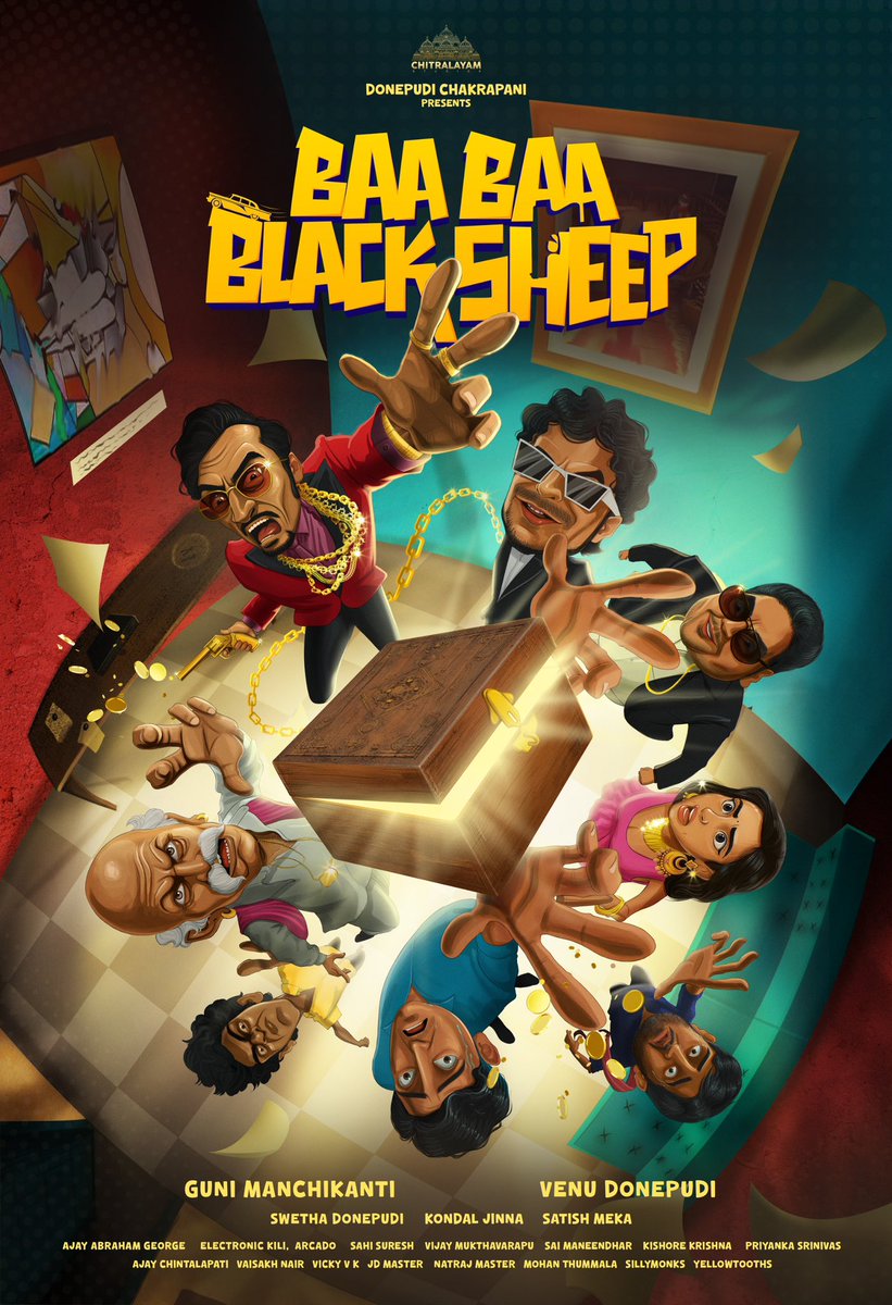 TodayBoxOffice's tweet photo. #BaaBaaBlackSheep 🐑 Title & Motion Poster
🔗 https://t.co/SKHJqPQWAr
@ChitralayamOffl @VenuDonepudi @ManchikantiGuni @swethadonepudi #KondalJinna #SatishMeka @AjayAbrahamGeo1 @arcado77 @sahisuresh @inagavijaykumar @saimaneendhar #BaaBaaBlackSheep https://t.co/UgqXGSK2Qb