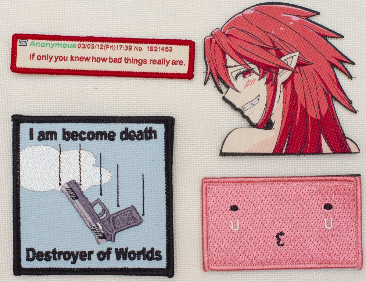 UnlimPatWorks's tweet image. In addition, we have a restock of long out of stock designs and a new Takopi patch.

Available on October 3rd @ 9pm EST on unlimitedpatchworks.com