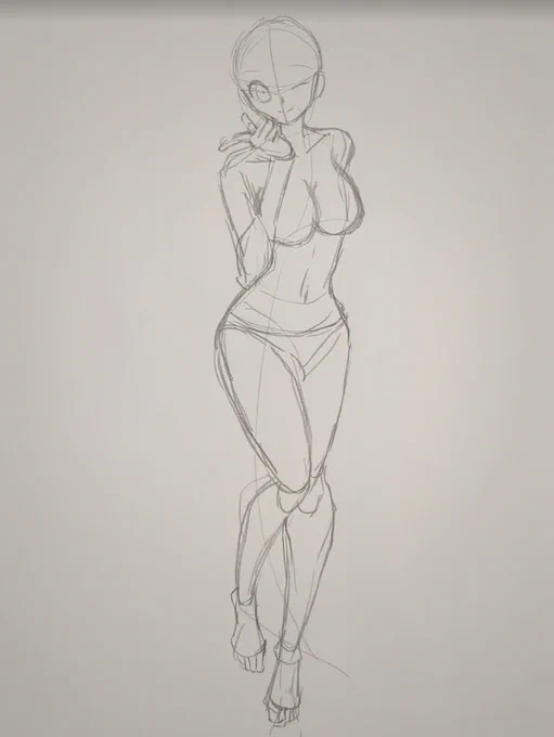 1日1絵Ⅴ 191/365 素体です