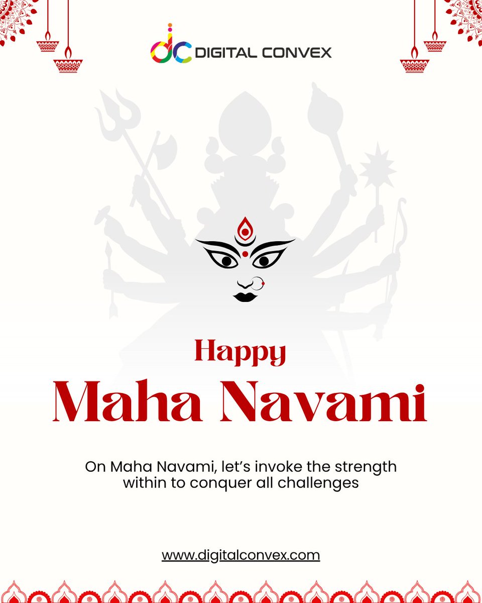 digital_convex's tweet image. ✨ Happy Maha Navmi from @DigitalConvex! ✨

May Maa Durga bless you with strength, wisdom &amp;amp; new beginnings. Wishing joy, growth &amp;amp; success this Navratri! 🙏🚀

#MahaNavmi #Navratri2025 #DigitalConvex