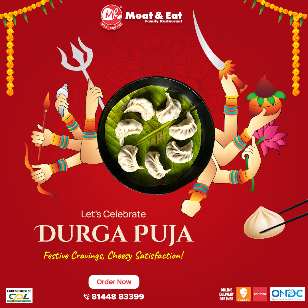 #DurgaPuja2025 #HappyDurgaPuja #PujaVibes #MaaDurga #FestiveMood #PujaCelebration #Navratri2025 #ShubhoMahalaya #PujaSpecial #Sharodiya #PujaFeast #FestiveFlavors #FoodieFest #PujaSpecialMenu #FestiveTreats #FoodieCelebration #PujaFoodie #FestiveEats #FoodWithJoy #meatandeat