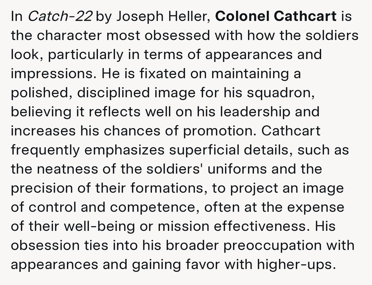 Col. Cathcart had spoken. This administration is comprised of Cstch-22 characters.