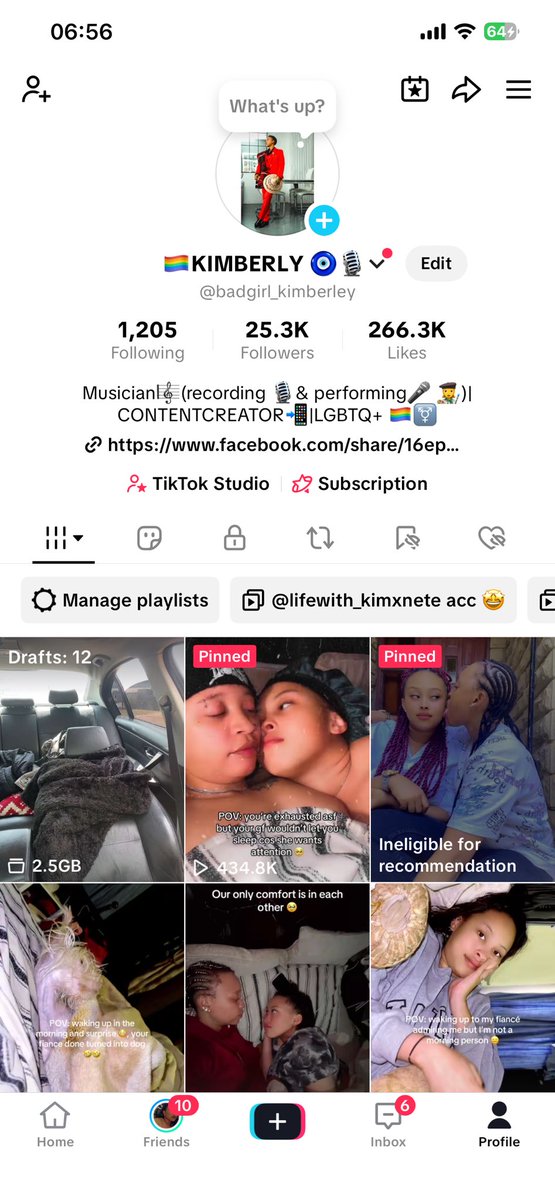 bad_kimberley's tweet photo. Dear @TikTokSupport I need answers. My account @badgirl_kimberley (25k+ followers) has had multiple videos unfairly flagged or marked “ineligible for recommendation” .. 
These are harmless couple/lifestyle clips yet they keep getting taken down or blocked from FYP: https://t.co/HigO63VAQo