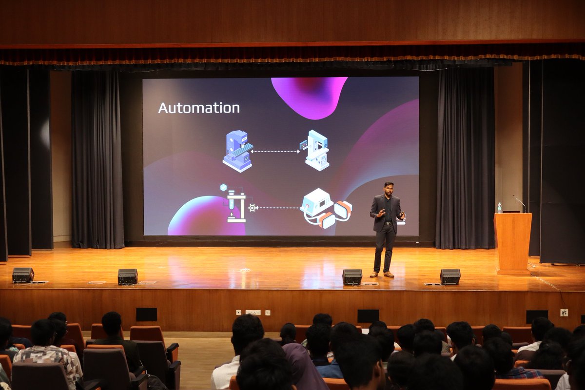 RoboRAM7's tweet image. A successful 1-Day Workshop on Emerging Technologies: From IPD to IoT was conducted at SSN College of Engineering, Chennai, as part of Invente’25. 🚀 Organized by Dr. Vimal & his student team, the event saw 150+ students explore innovation & IoT.
✨ #Invente25 #IoT #Innovation