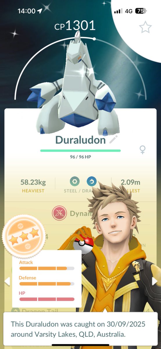 Shiny Duraludon ✨🥳

#PokemonGO 
#ポケモンGO
#ポケモンGO好きな人と繋がりたい