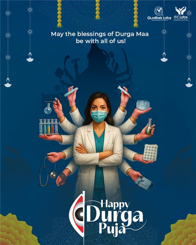 itclabsind's tweet photo. This Durga Puja, may the blessings of Maa Durga bring strength, prosperity, and positivity to all.✨

We celebrate the spirit of resilience and purity, just as we uphold in every test, every report, and every assurance of quality. https://t.co/yJ0otTh20k