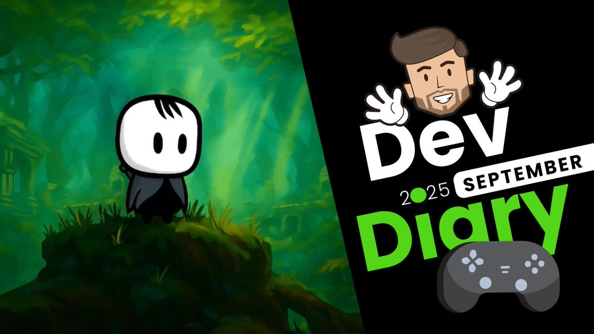 MiusoftGames's tweet photo. Hi, it's the September Dev Diary!
In this video, I talk about the latest updates for my game Prásino🍃 and what’s coming next.
Video: https://t.co/AjRnBoVKkM
#Miusoft #Prasino #DevDiary #GameDev #GameDevelopment #IndieDev #DevLog #Godot #GameDevJourney #IndieGame https://t.co/Jr0CrUOxCa