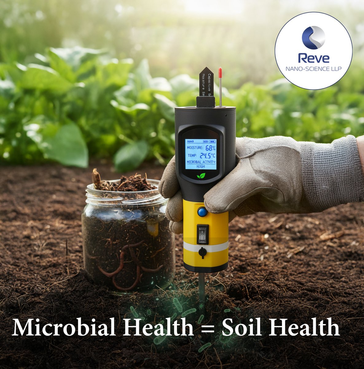 ReveQuantum's tweet photo. Microbial Health = Soil Health
Detect microbial activity to boost natural fertility.

Email: revequantumprivatelimited@gmail.com
Call: +91 99250 27534

#soilhealth #microbialhealth #SustainableFarming #organicgrowth #regenerativeagriculture #soilbiology #FarmSmart https://t.co/e6ZQs1Polk