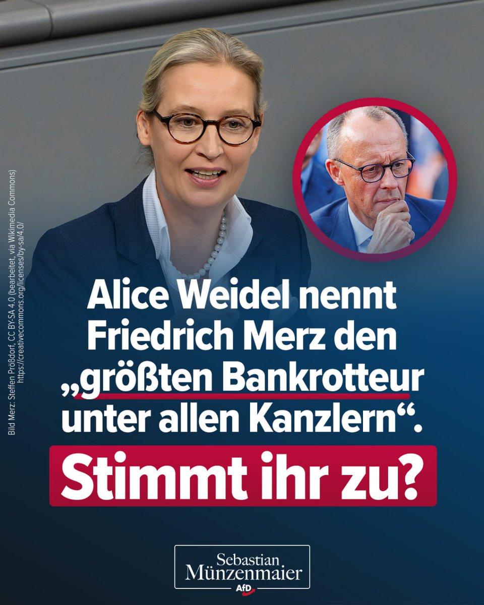 Freiheit4ev3r's tweet image. Hat Alice Weidel recht?🤔