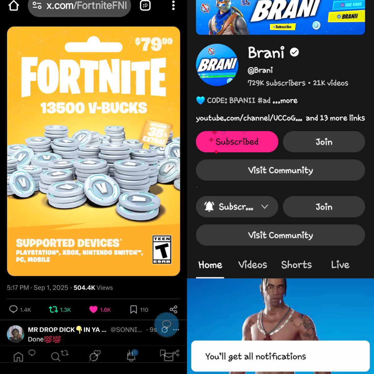 SONNI2DRIPPY's tweet photo. @FortniteFNLK DONE🔥🔥💯💯 @FortniteFNLK https://t.co/Przzyfouzv