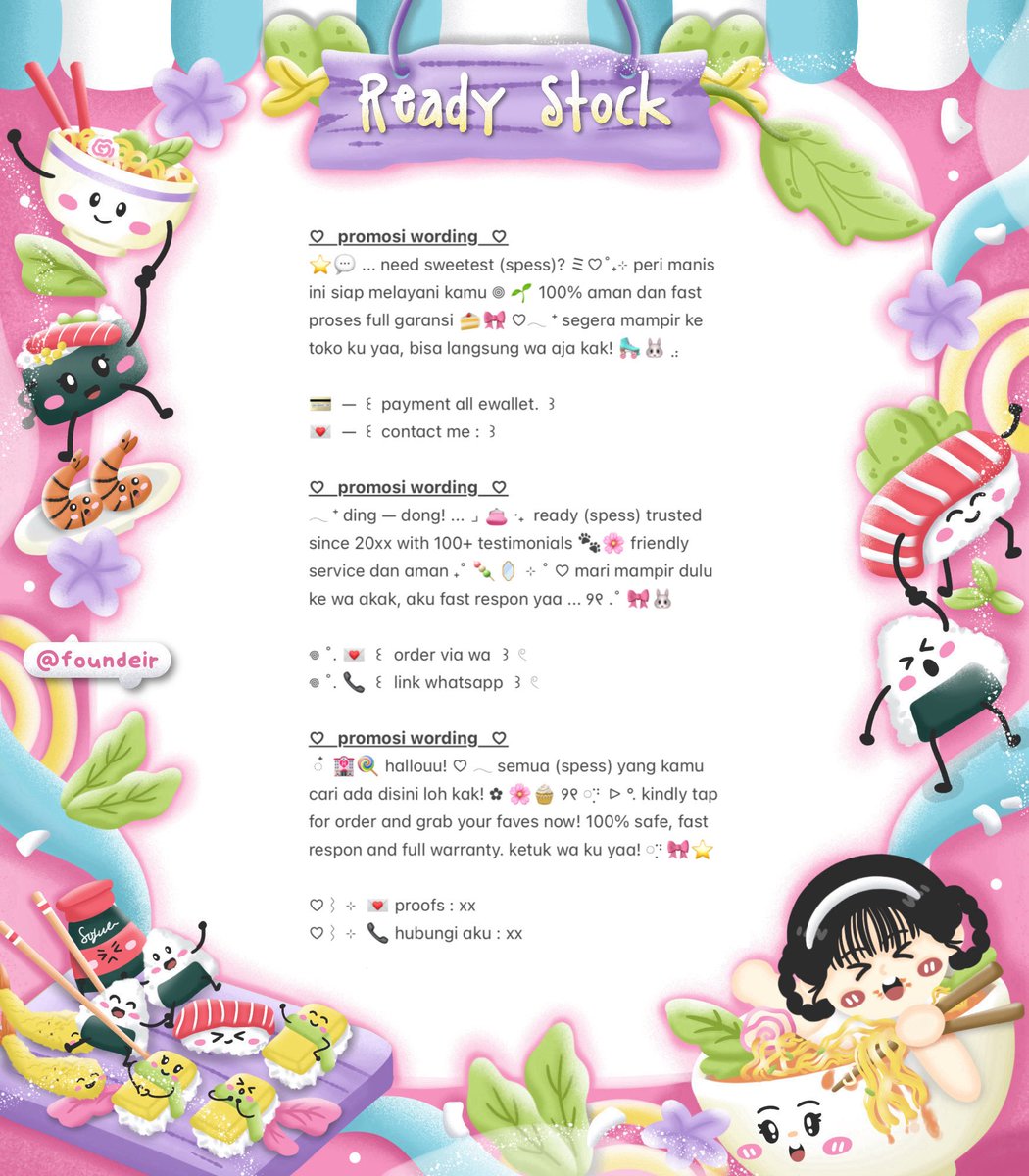 ofKathie's tweet photo. ୨୧ —— ˳  ໋៶ help rt? 

𓂃 ꕀ｡° 🍭 need a dash of tender twinkle in ur wording needs, mi’ love? 🎀🥣 kath bawa ready stock promosi wording yang bisa kamu jemput sekarang 🍰⭐️ check ALT ₊˚𓏭 ♡ 💭☘️

💳 ⨾ IDR. 5.500
💌 ⨾ dm or reply for take

♡ ꒰  #zonauang   ꒱ ♡ https://t.co/dZODTy4kuf