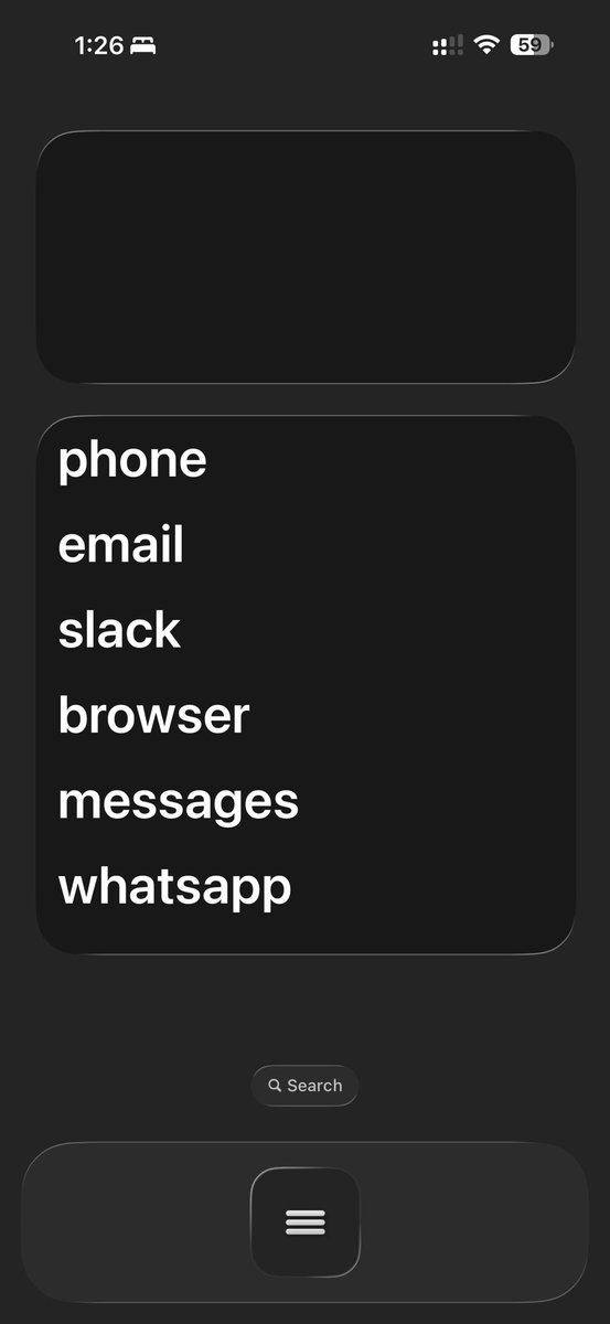 Well iOS26 ruined my <a href="/DumbPhoneApp/">Dumb Phone</a> experience