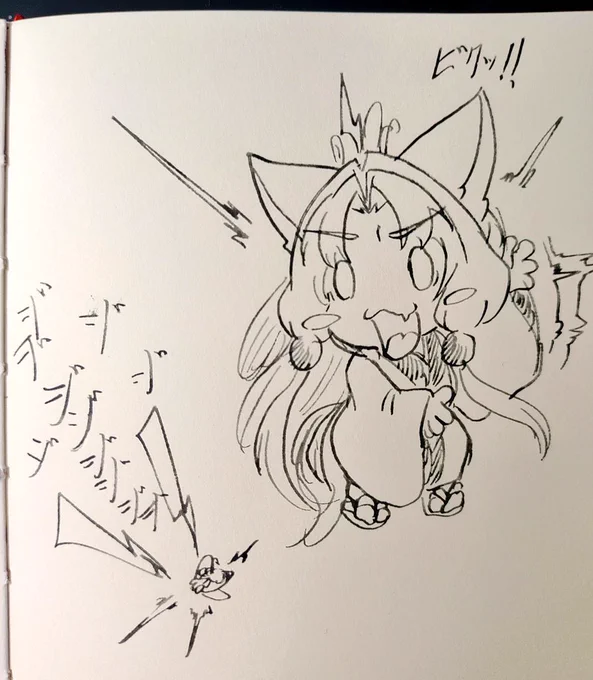 セミファイナルちびちゃん
&amp;簡単ビックリ顔練習で揚げ物イタコさん 