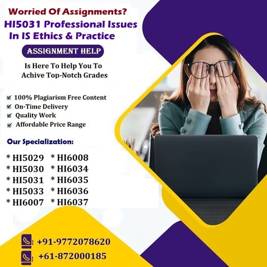ShirleyNicole26's tweet photo. Score excellent grades with our HI5031 Professional Issues in IS, Ethics & Practice assignment help?
#HI5020 #HI5029 #HI5030 #HI5031 #HI5033 #HI6005 #AssignmentHelp #HolmesInstitute #AustraliaAssignmentHelp #OnlineTutoring #CourseHelp #HolmesAssignmentHelp #AssessmentHelp https://t.co/JaQ44Y87po