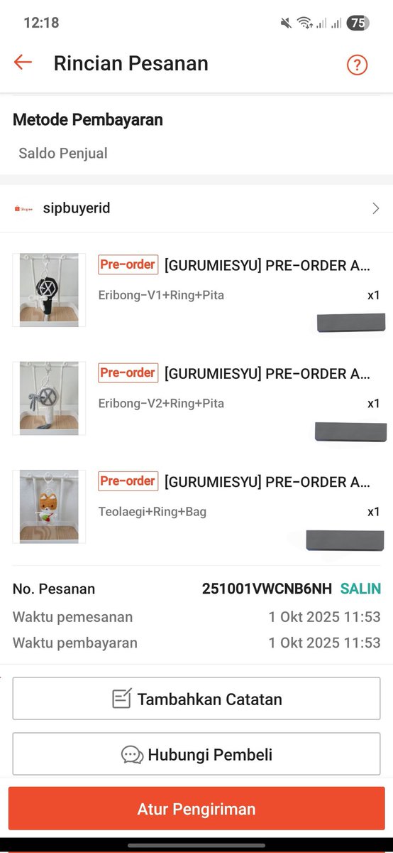hari pertama di bulan oktober, hamba dapet kerjaan + orderan dari user sipbuyerid🥹🥹