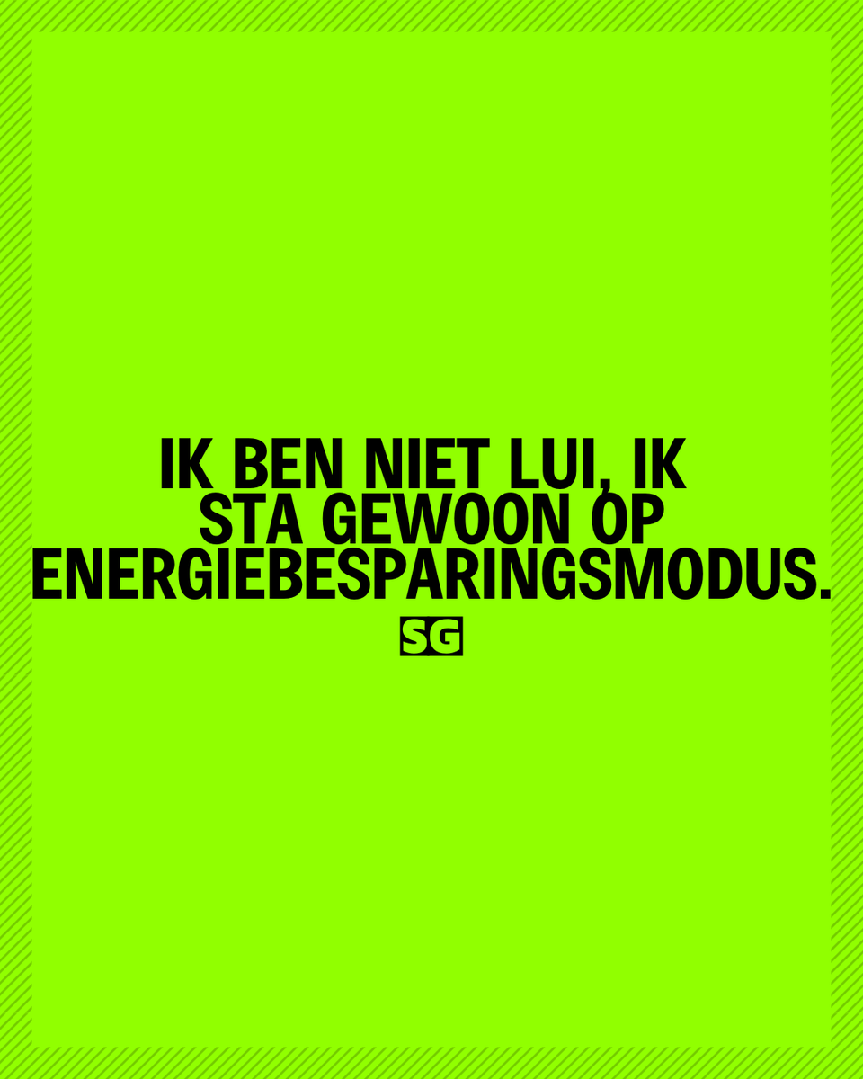 Slechte_grappen's tweet photo. Wie nog meer? 😂
#relatable #grappig #humor #memesnl #lazyvibes #viralhumor #energie #lowpowermode https://t.co/Jhmz8cr4ir