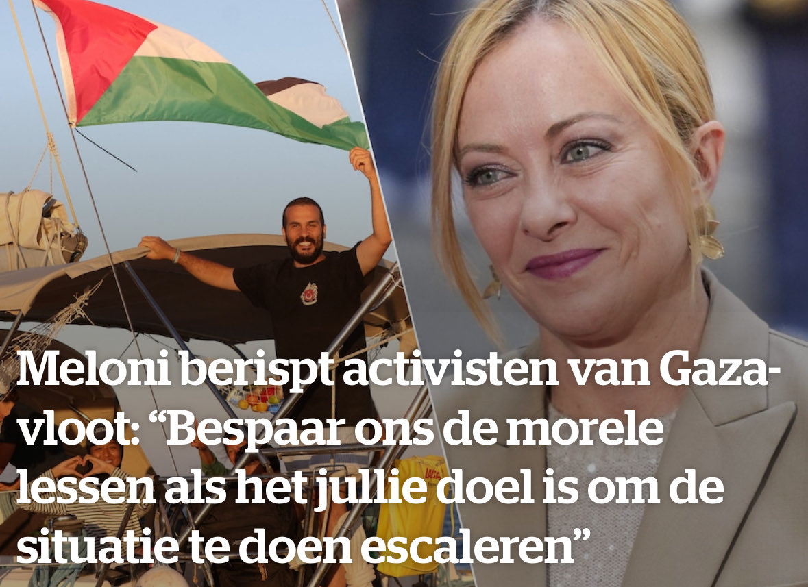 Iemand moet hen de les spellen. 👍