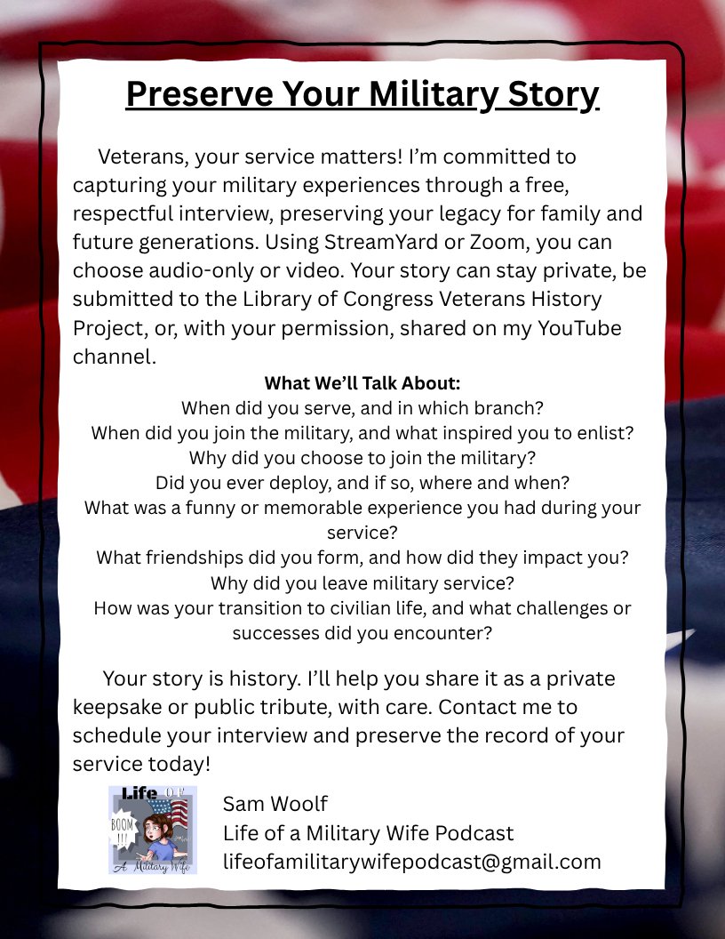 Sam Woolf (Life of a Military Wife) tweet media