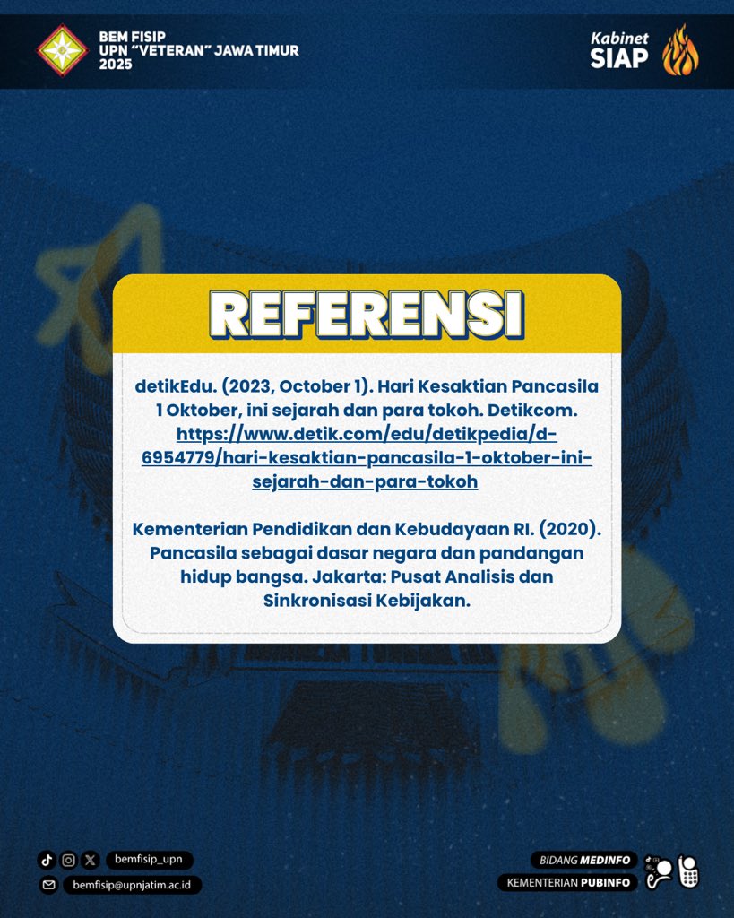 BEM FISIP UPNVJT tweet media