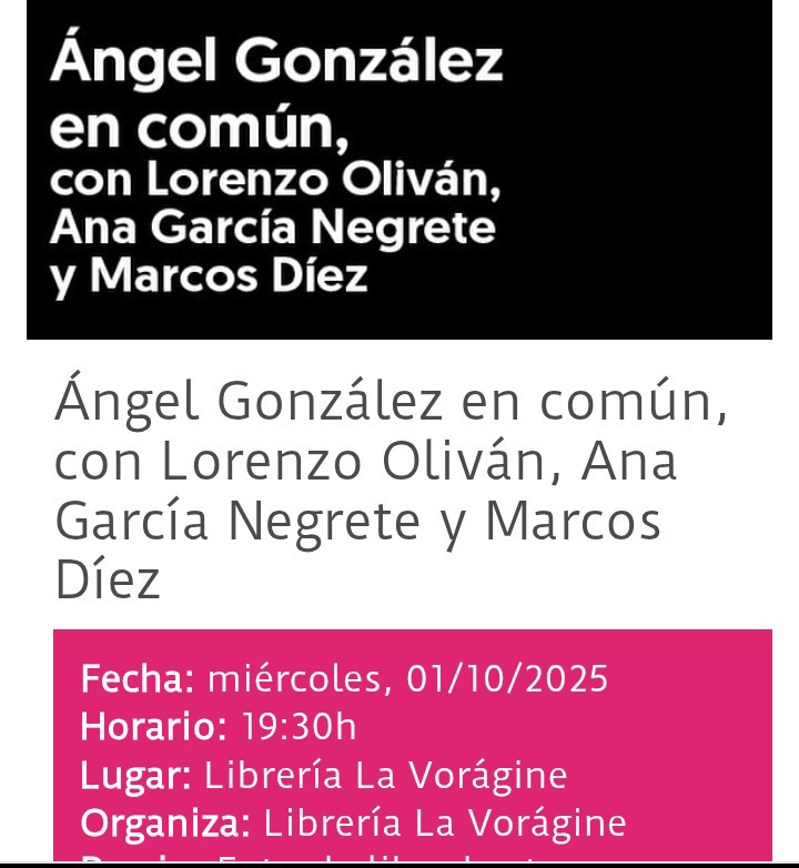 Hoy estaremos por aquí hablando de Ángel González, un poeta muy querido y admirado