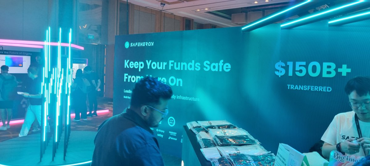 LondonOZ's tweet photo. #token2049 #safeheron https://t.co/Fc6gancS3T