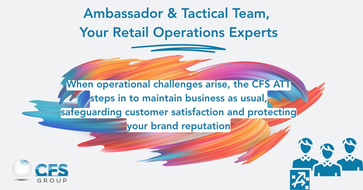 cfs_software's tweet image. Ambassador &amp;amp; Tactical Team 🛍️⚡ Your retail ops experts! From store launches &amp;amp; staff upskilling to crisis support, we keep stores running smoothly, customers happy &amp;amp; your brand protected.
#CFS #RetailSupport #OperationalExcellence #CustomerExperience