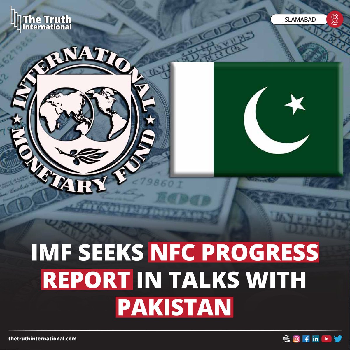 ttimagazine's tweet image. IMF Seeks NFC Progress Report in Talks With Pakistan

FOR MORE INFO: thetruthinternational.com/imf-seeks-nfc-…

#Economy #IMF #Seeks #NFC #Progress #Report #Talks #Pakistan #Islamabad #TTI
