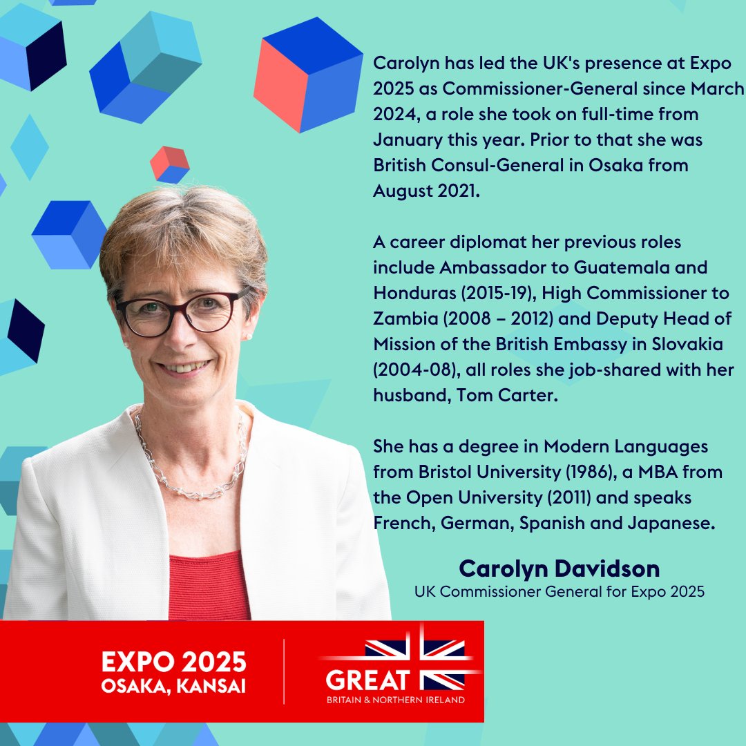 SDGsのその先へ」、最後のRSAとの提携イベントは月曜日に開催されます。

議長をご紹介します:
- <a href="/CJDavidsonFCDO/">Carolyn Davidson🇬🇧</a>
- Ben Sheppard

討論にご参加ください：SDGsの先へ: 世界の舞台で示す英国の気候リーダーシップ（RSAパネル）。
<a href="/theRSAorg/">The RSA</a>
#ComeBuildTheFuture
#UKatExpo2025
#UKPavilion